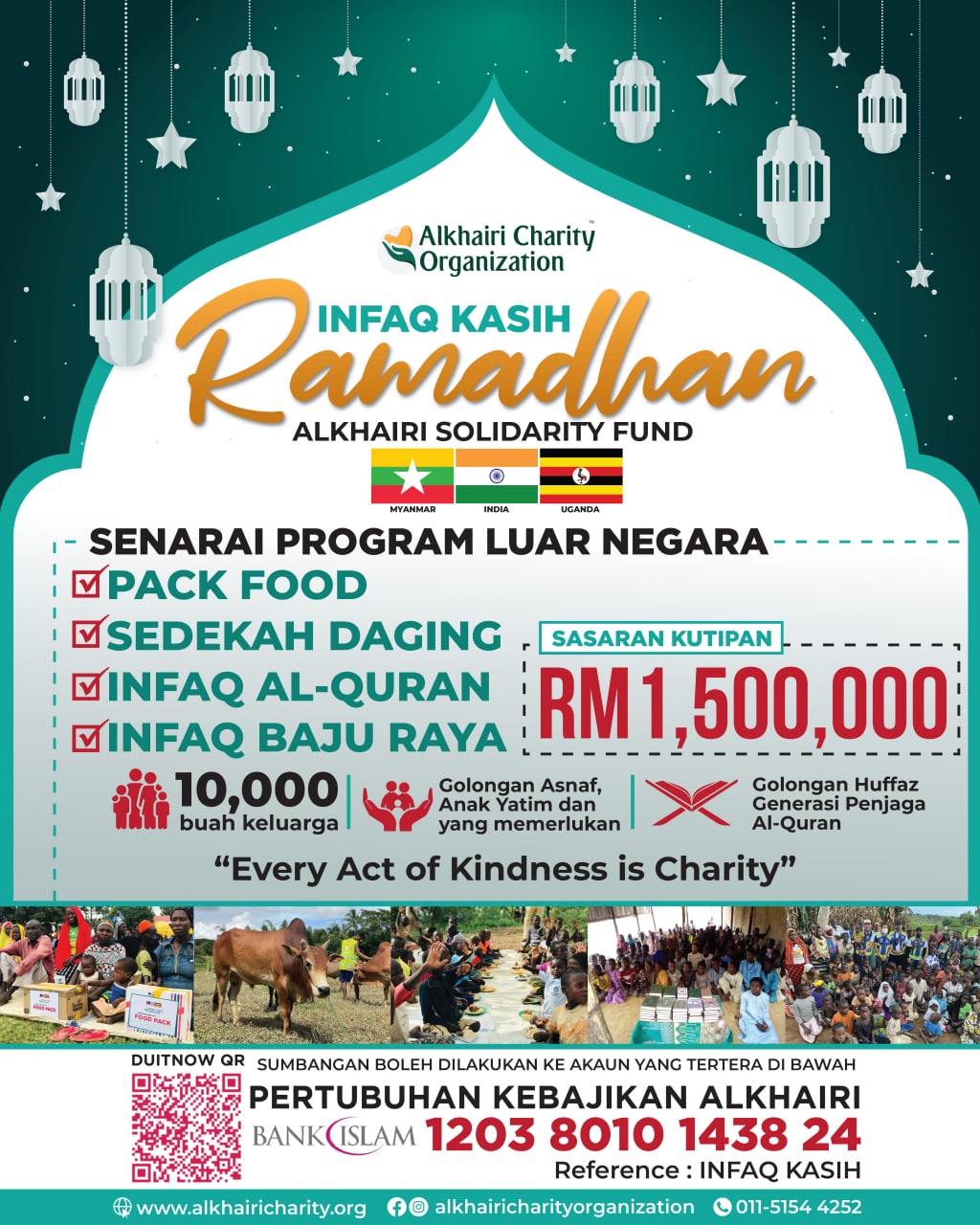 Infaq Kasih Ramadhan - Asnaf Luar Negara